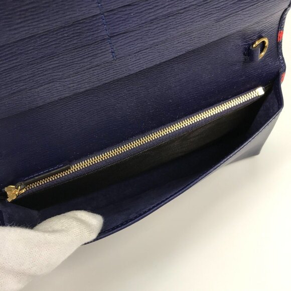 GUCCI Navy Horsebit Wallet - Picture 13 of 16